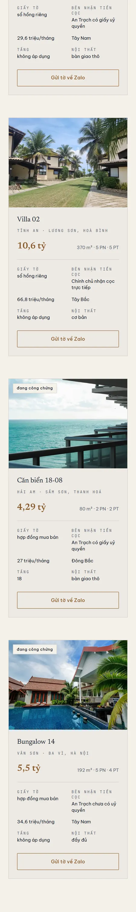 Website demo An Trạch trên điện thoại — phần 10/12
