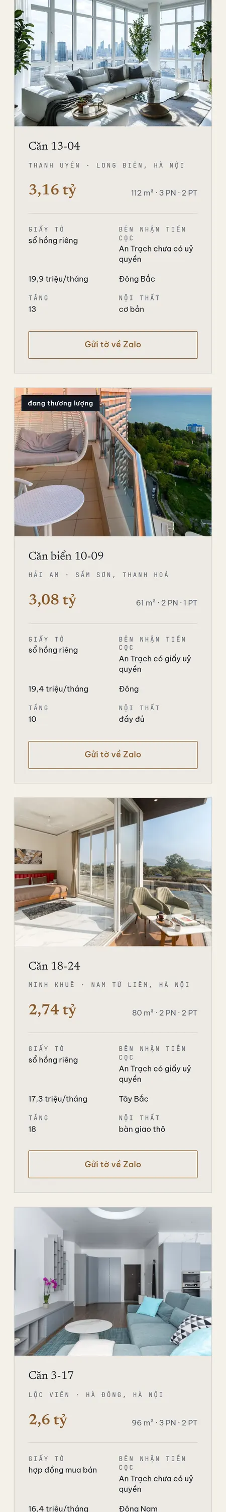 Website demo An Trạch trên điện thoại — phần 2/12