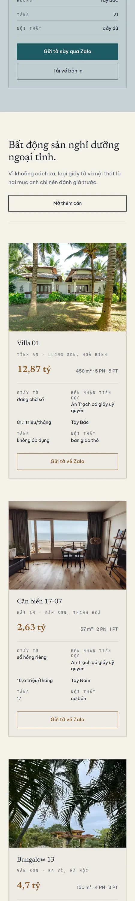 Website demo An Trạch trên điện thoại — phần 9/12