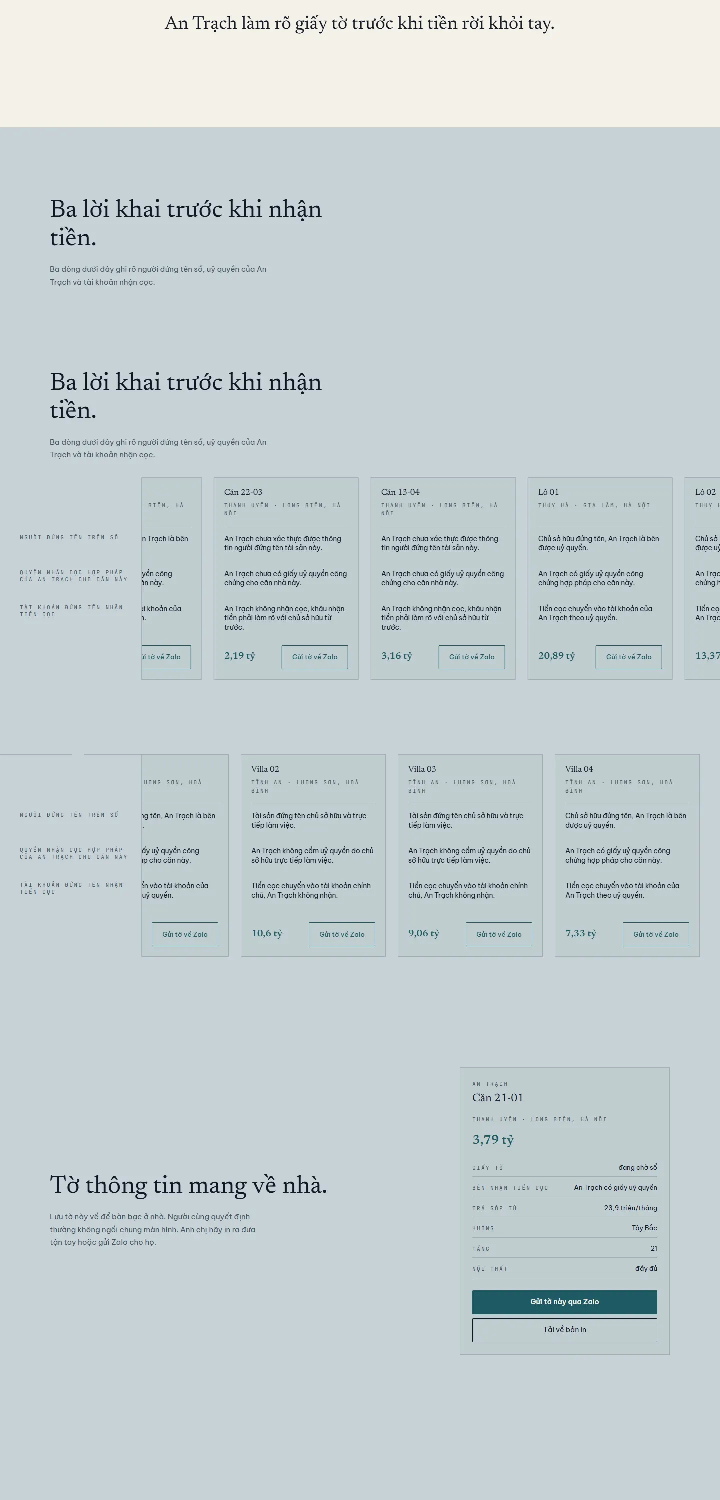 Website demo An Trạch trên máy tính — phần 5/9