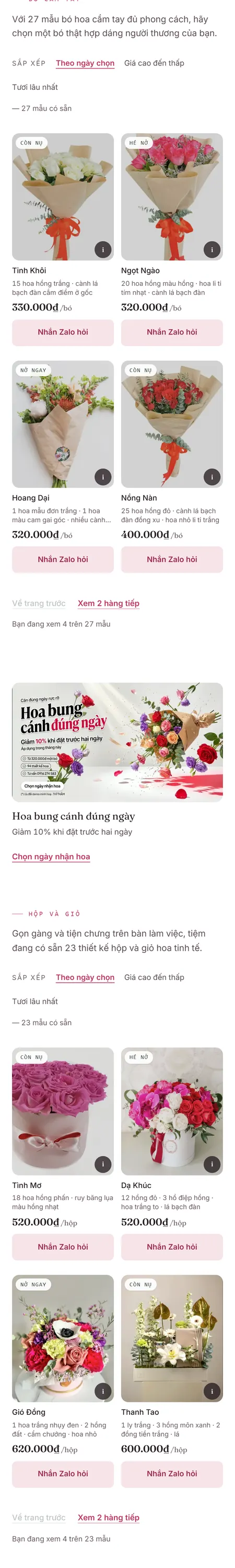 Website demo Thì Thầm trên điện thoại — phần 2/5