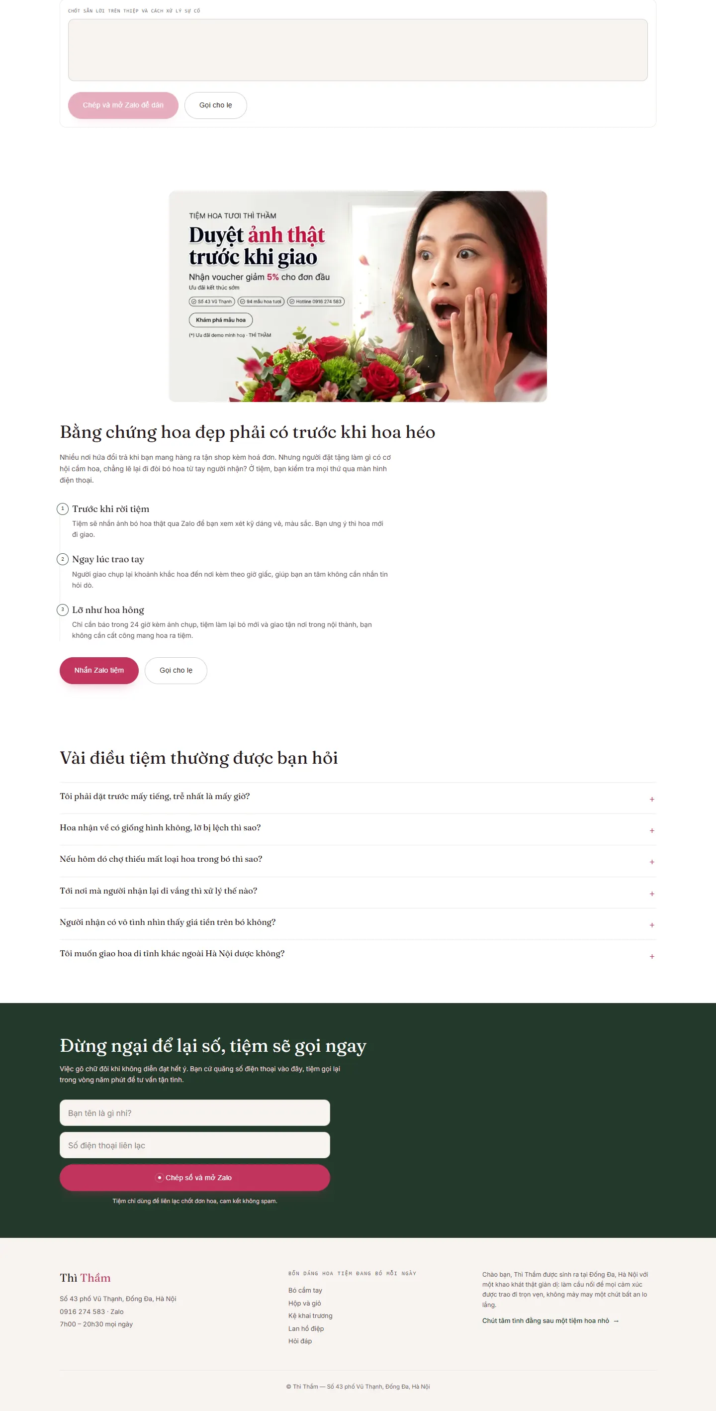 Website demo Thì Thầm trên máy tính — phần 4/4