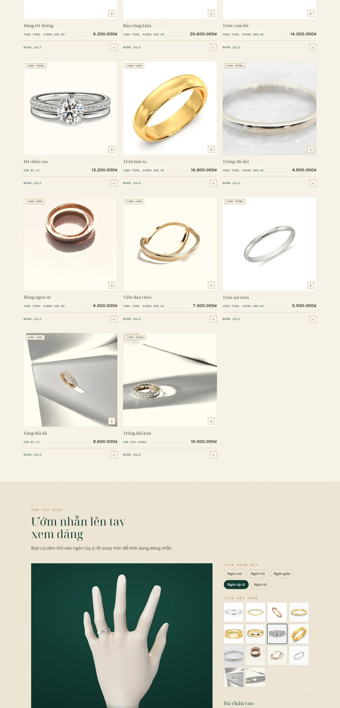 Website demo Ánh Kim trên máy tính — phần 2/7