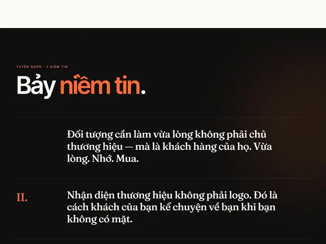 Cuối trang website demo Đốm Studio