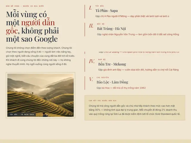 Giữa trang website demo Lữ Hành Trầm