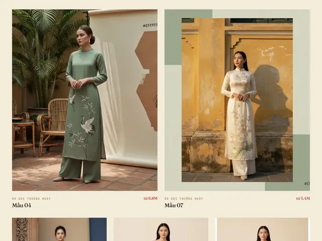Giữa trang website demo Liễu Atelier