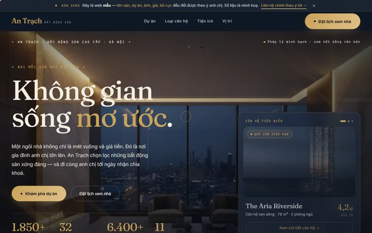 Web Bất động sản do HAYWEB dựng