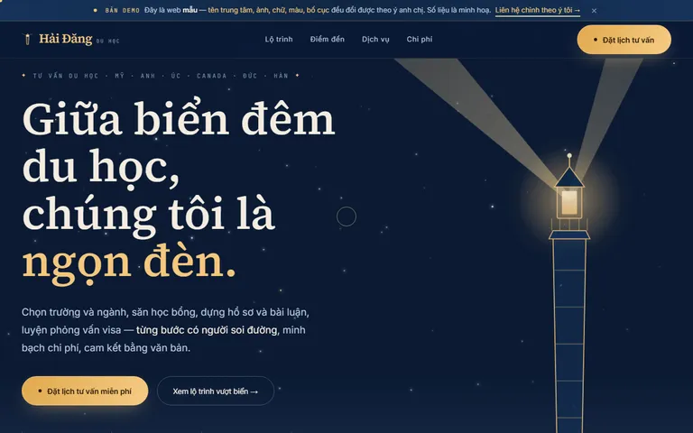 Web Du học & Giáo dục do HAYWEB dựng