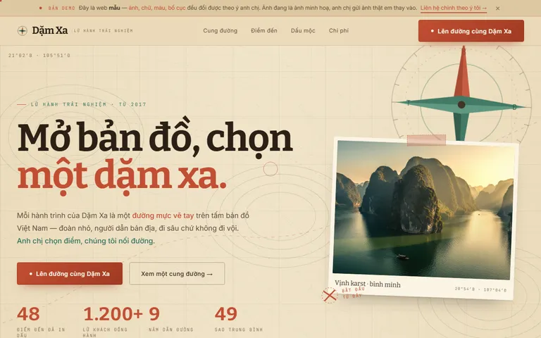 Web Du lịch & Tour do HAYWEB dựng